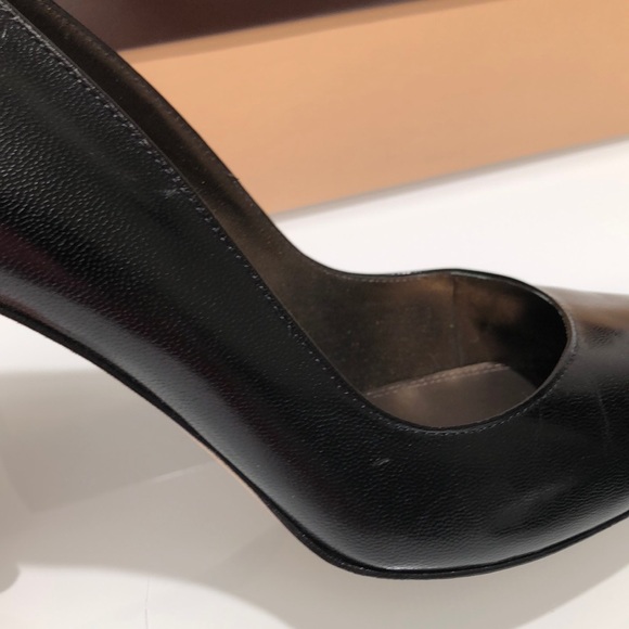 Gianni Bini Leather Black Heels - Picture 16 of 16